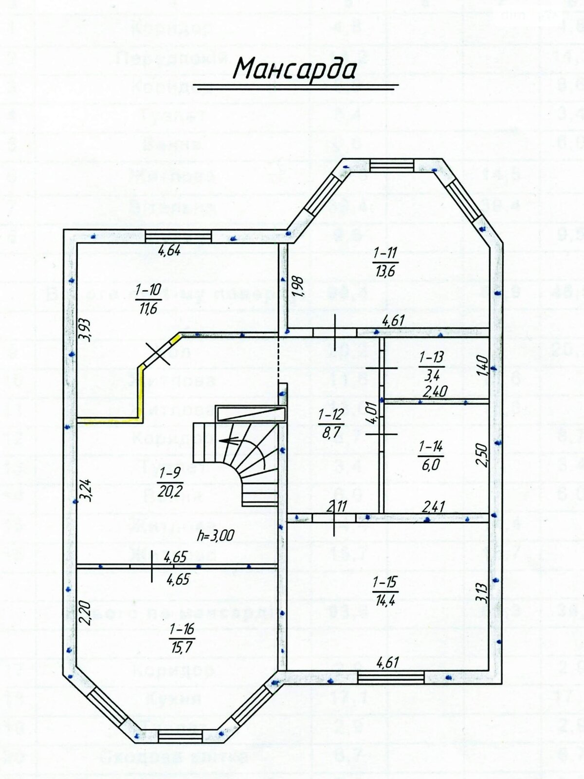 трехэтажный дом, 295 кв. м, пеноблок. Продажа в Ставках фото 1