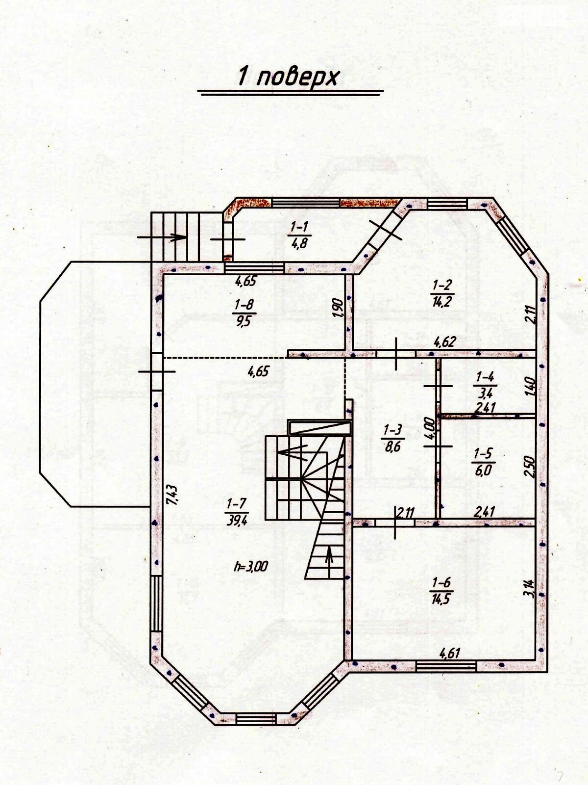 двоповерховий будинок, 286 кв. м, піноблок. Продаж у Ставках фото 1