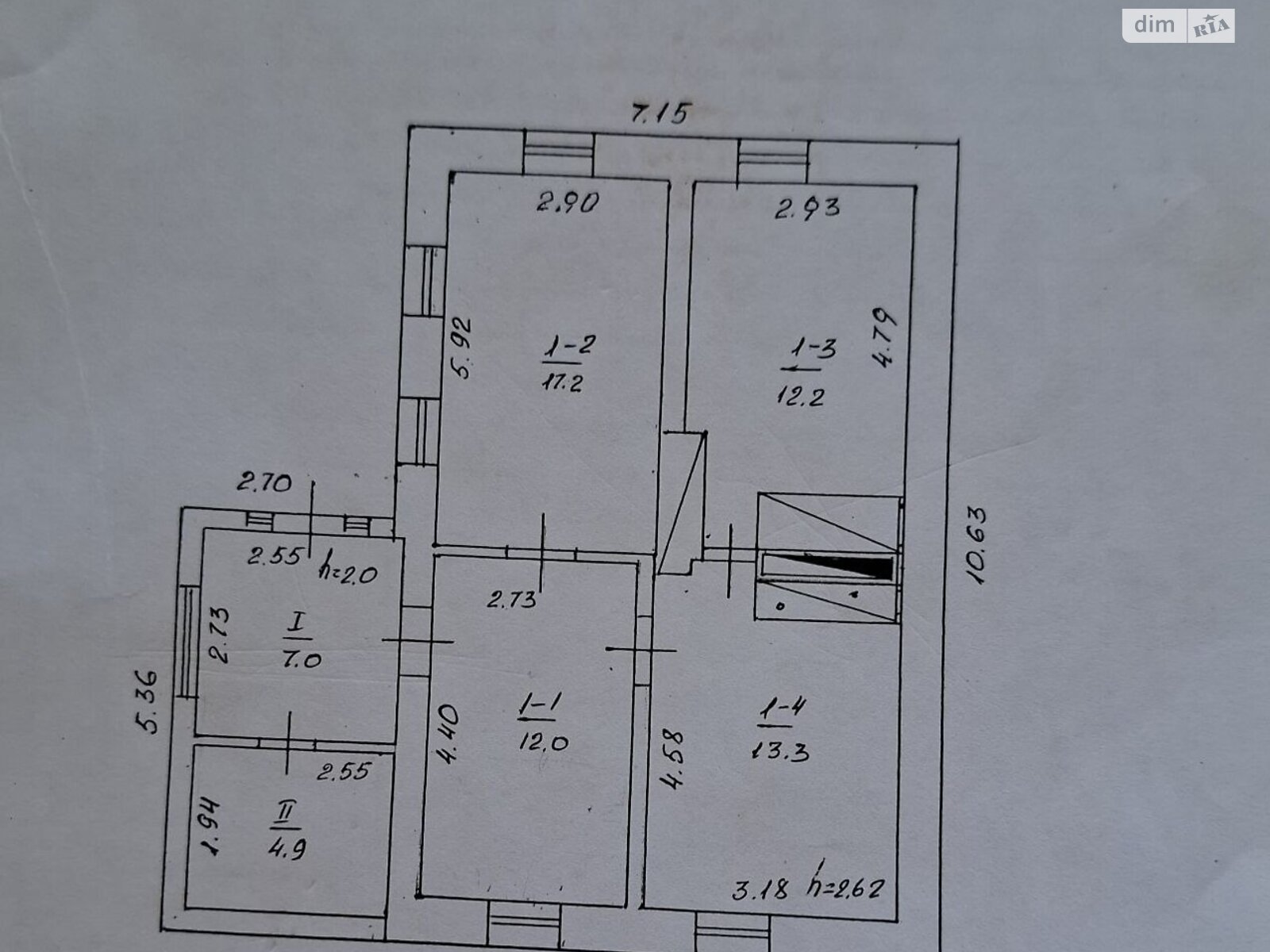 одноповерховий будинок, 65 кв. м, цегла. Продаж у Стецівці фото 1 одноповерховий будинок, 65 кв. м, цегла. Продаж у Стецівці фото 1