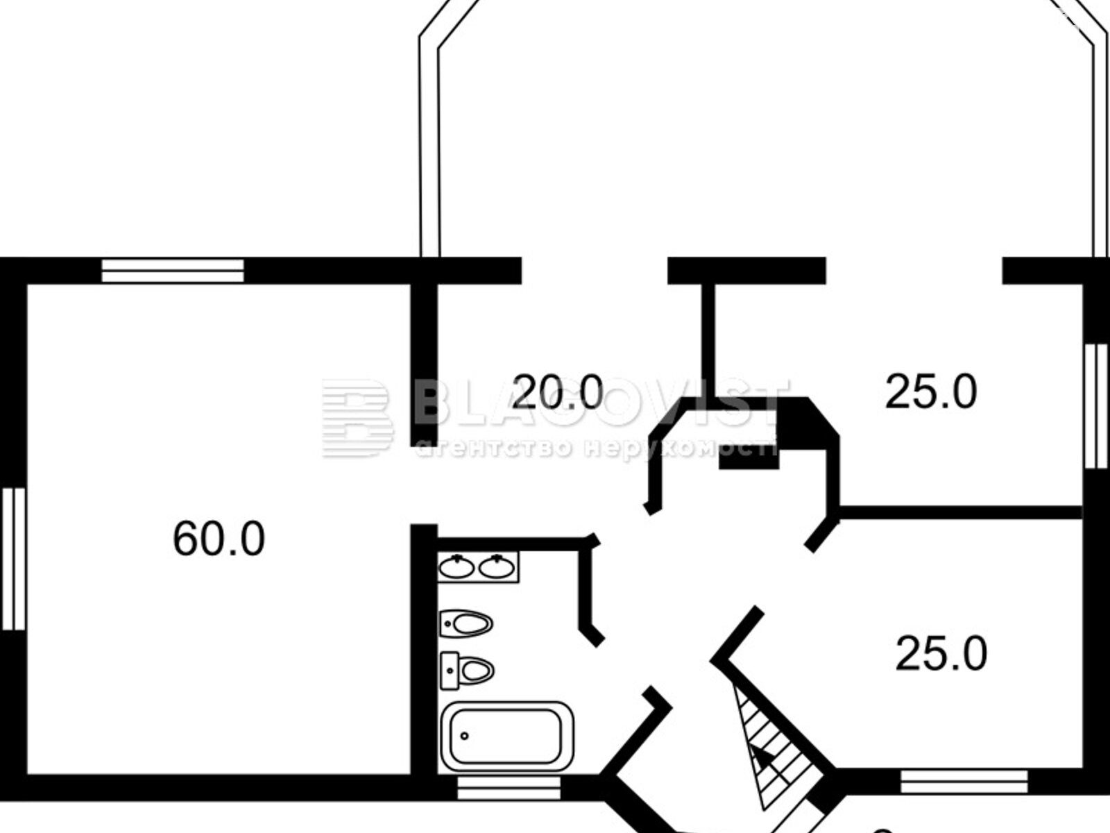 двоповерховий будинок веранда, 415 кв. м, цегла. Продаж у Стоянці фото 1