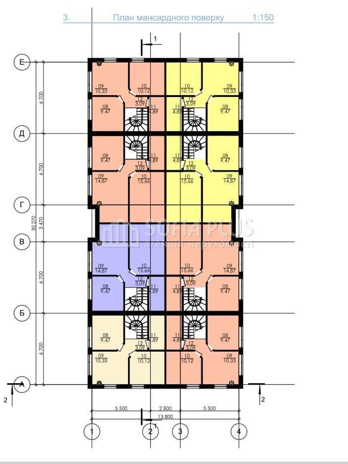 трехэтажный дом, 115 кв. м, газобетон. Продажа в Стоянке фото 1