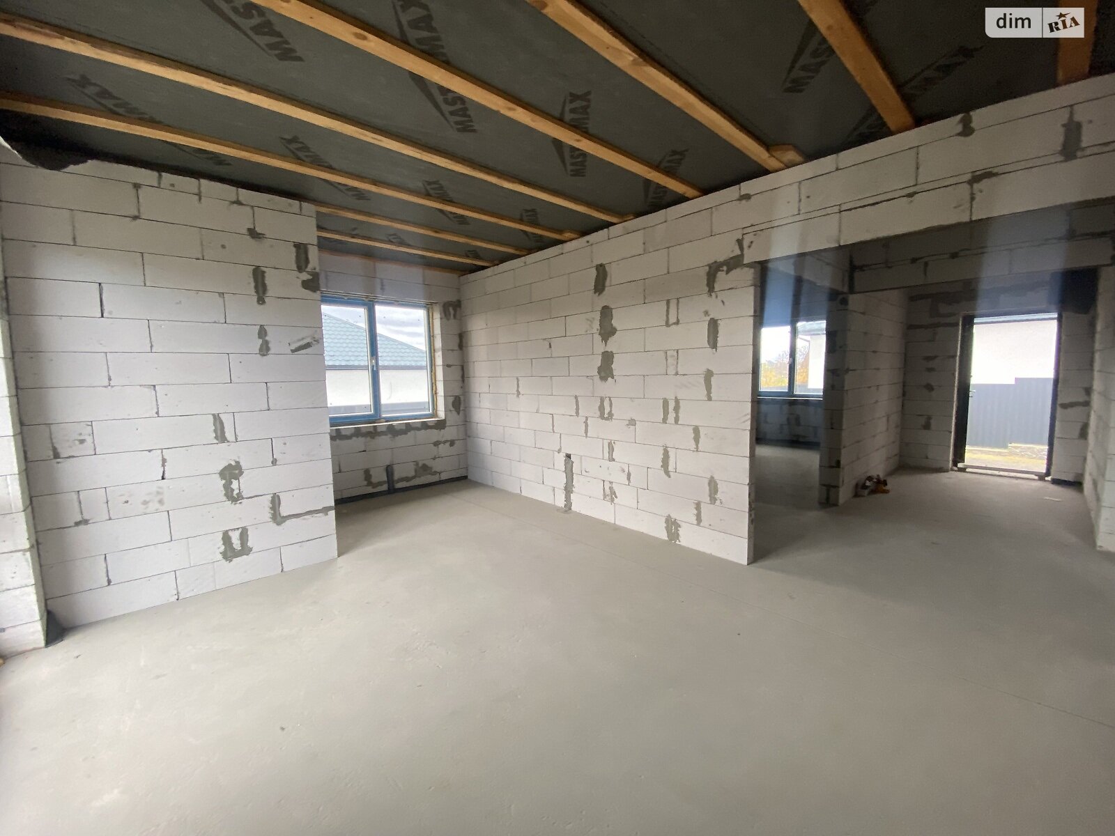 одноэтажный дом, 100 кв. м, газобетон. Продажа в Стрижавке фото 1