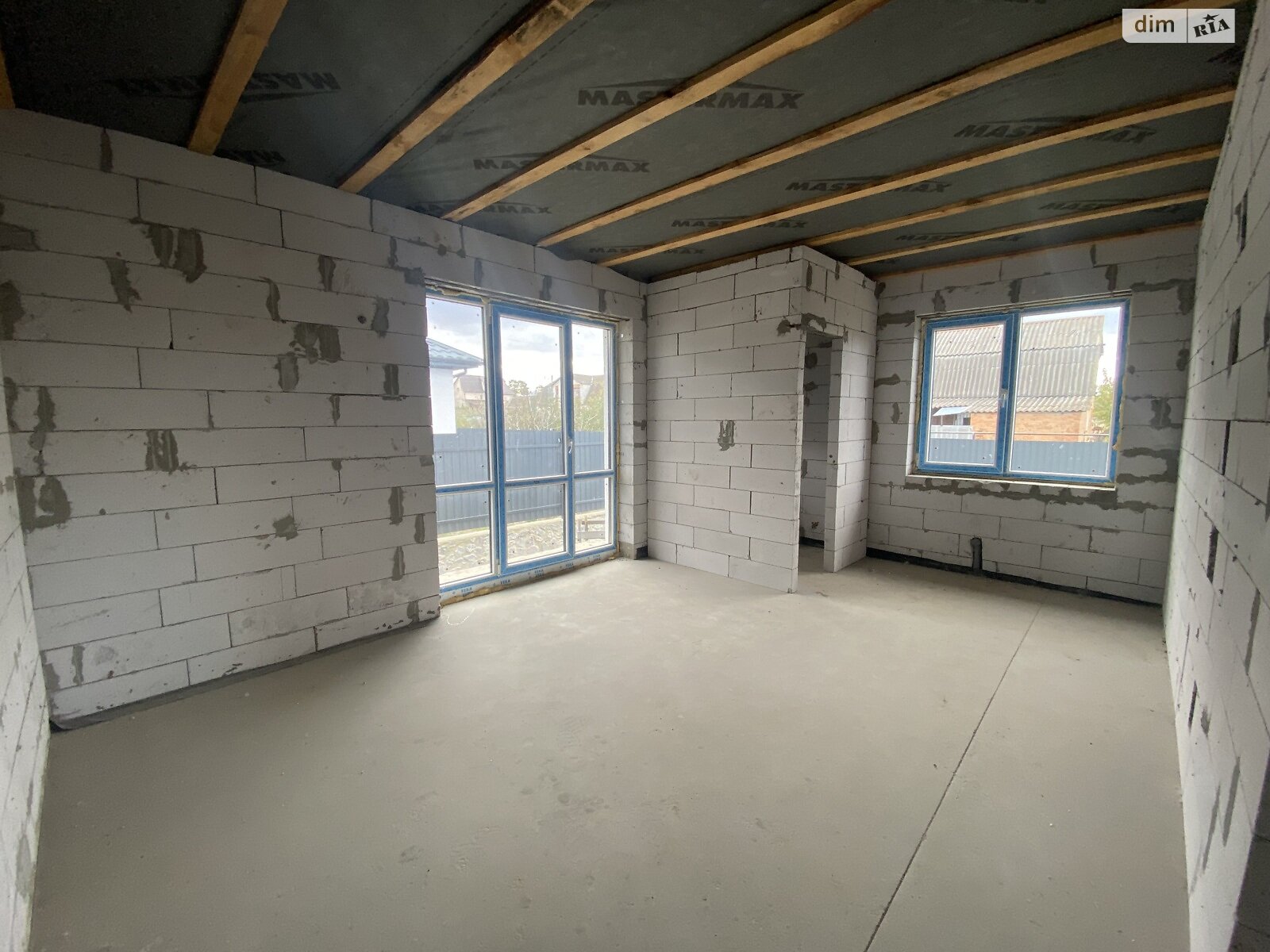 одноэтажный дом, 108 кв. м, газобетон. Продажа в Стрижавке фото 1