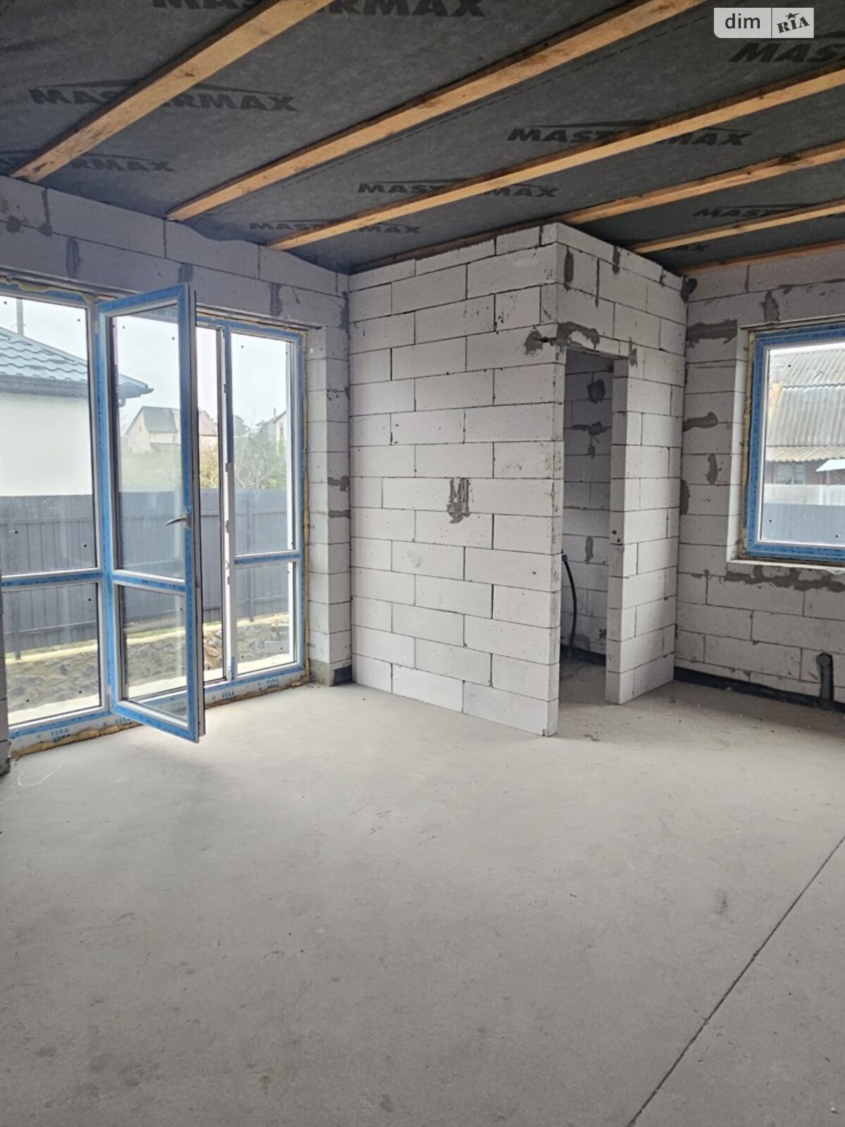 одноповерховий будинок, 90 кв. м, пеноблок. Продаж у Стрижавці фото 1