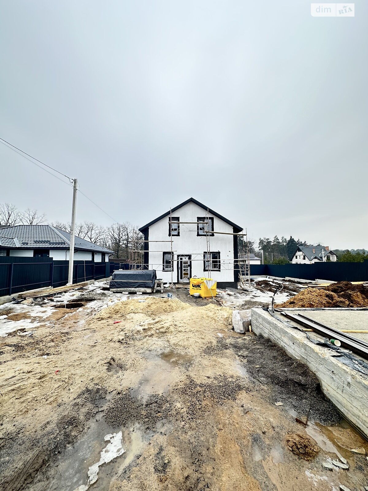 двухэтажный дом, 110 кв. м, газобетон. Продажа в Стрижавке фото 1