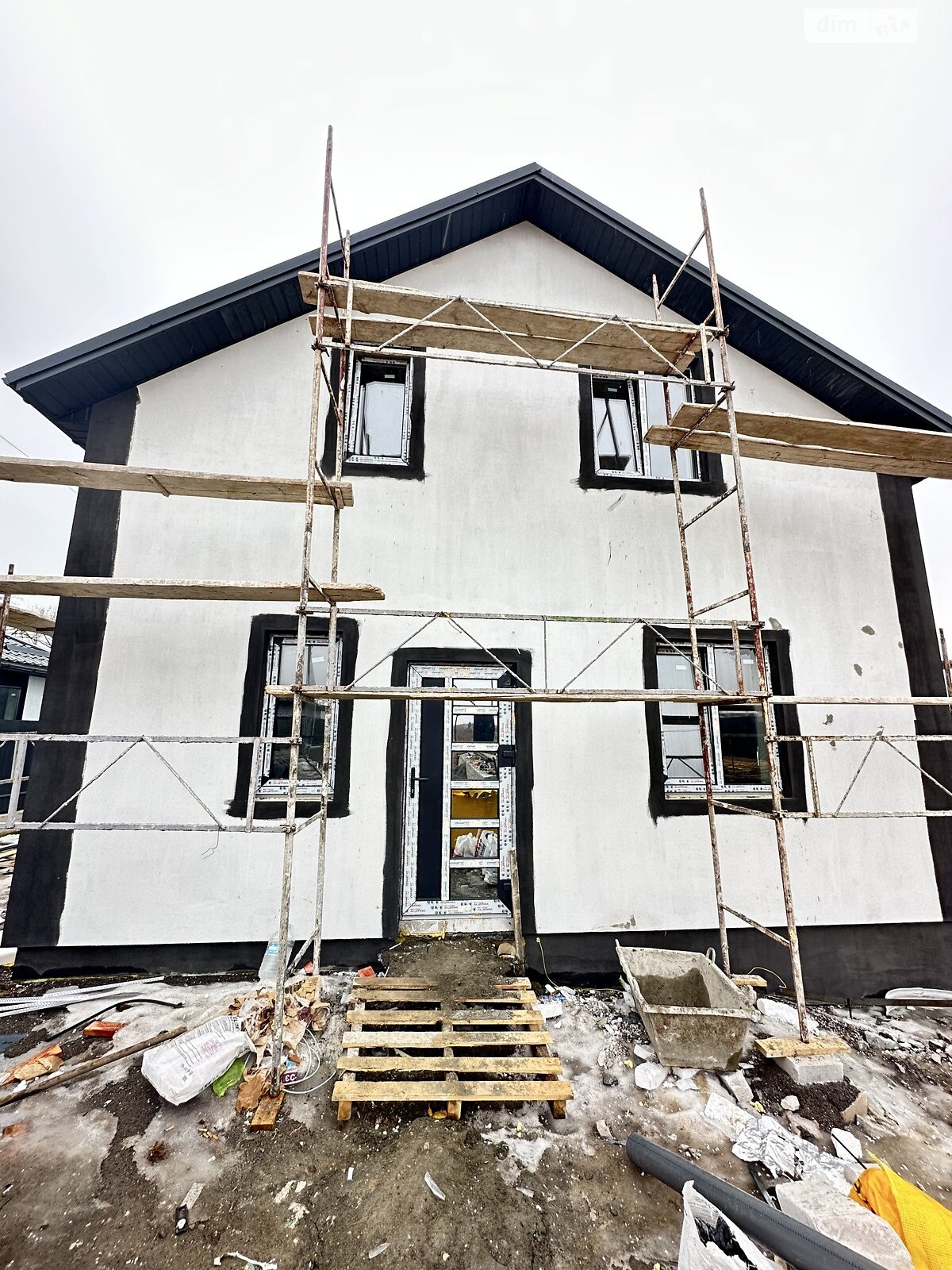 двухэтажный дом, 110 кв. м, газобетон. Продажа в Стрижавке фото 1