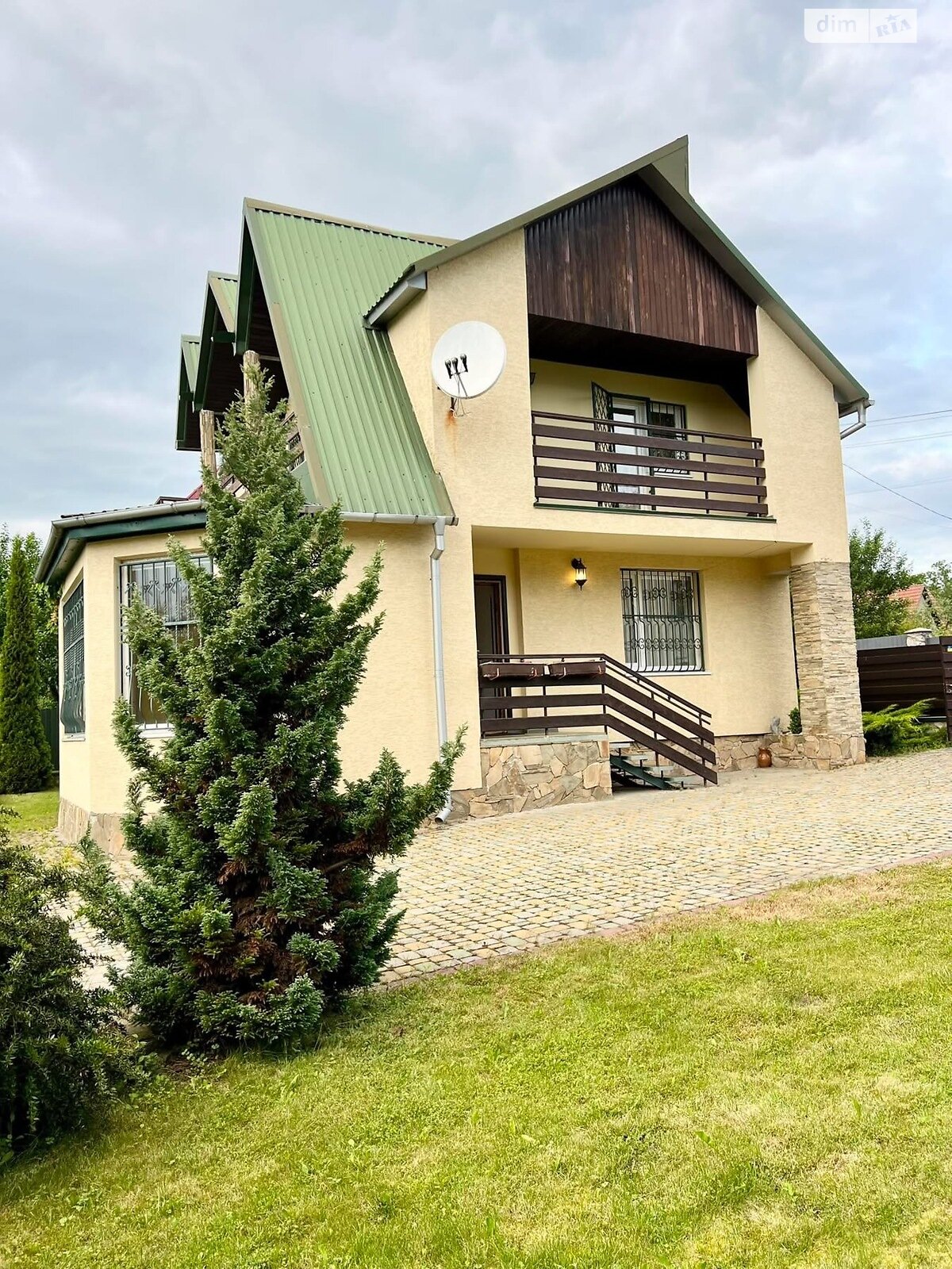 двоповерховий будинок з верандою, 112 кв. м, цегла. Продаж у Романівці фото 1 двоповерховий будинок з верандою, 112 кв. м, цегла. Продаж у Романівці фото 1