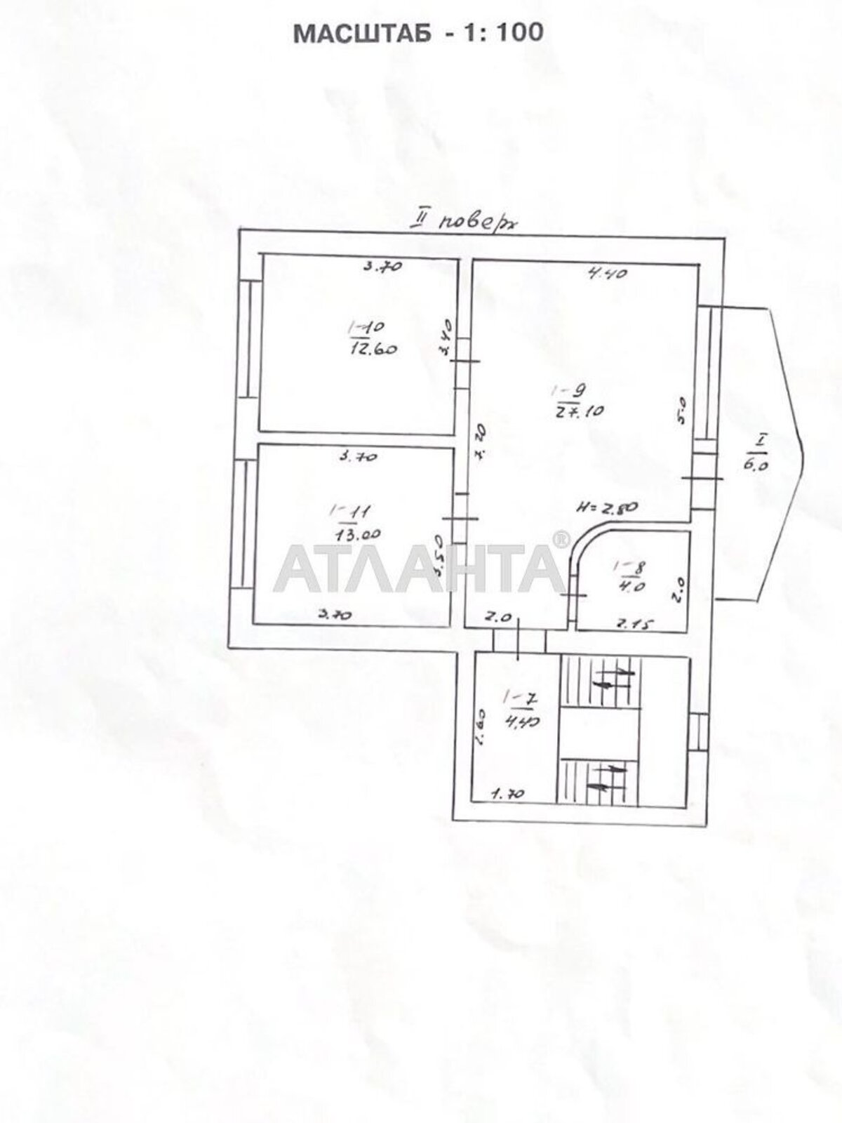 двухэтажный дом, 104 кв. м, кирпич. Продажа в Сухом Лимане фото 1