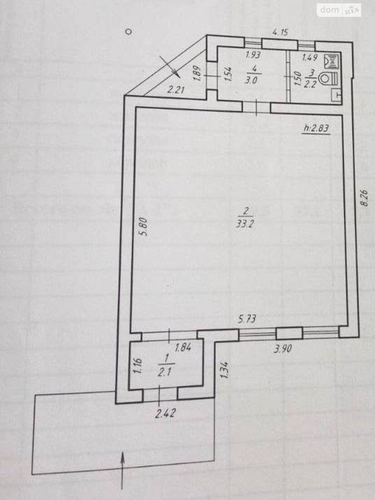 одноповерховий будинок з ремонтом, 40 кв. м, цегла. Продаж в Сумах, район Баранівка фото 1