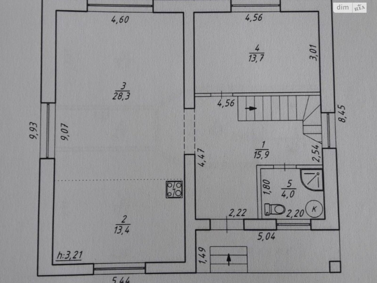 двухэтажный дом с балконом, 110 кв. м, кирпич. Продажа в Сумах район Ковпаковский фото 1