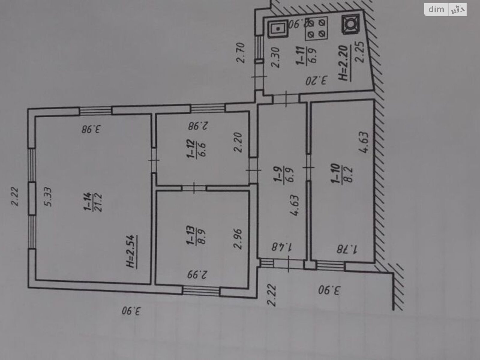 одноэтажный дом, 60 кв. м, цегла. Продажа в Сумах район Ковпаковский фото 1