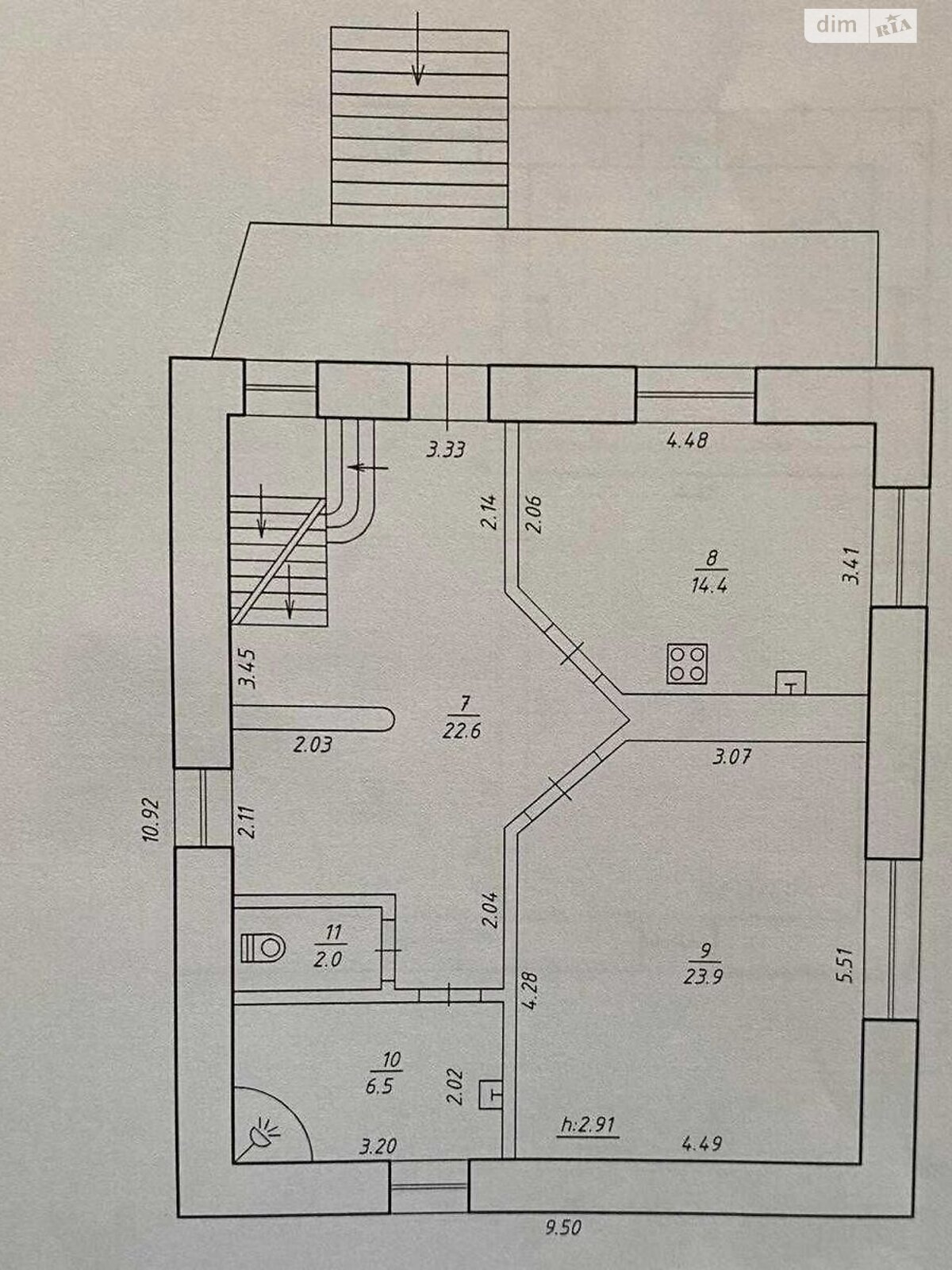 двухэтажный дом, 206 кв. м, цегла. Продажа в Сумах район Ковпаковский фото 1