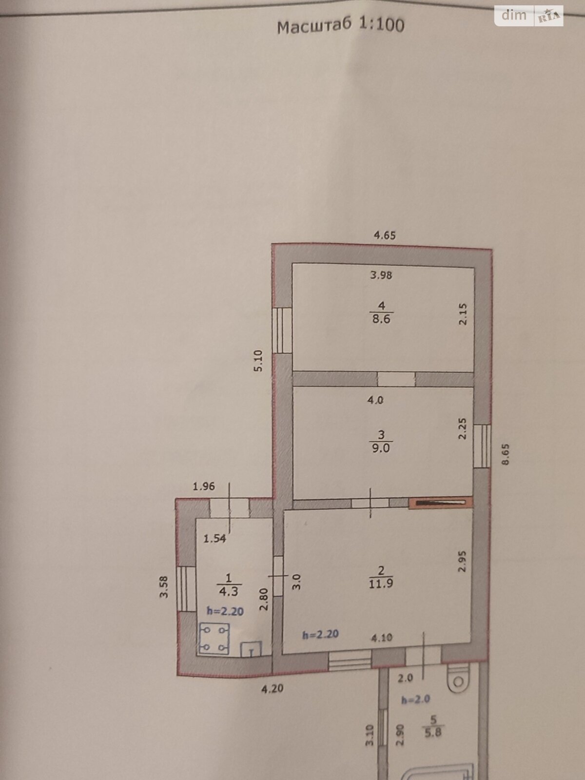 одноповерховий будинок з опаленням, 55 кв. м, шлакоблок. Продаж у Сурсько-Литовському фото 1 одноповерховий будинок з опаленням, 55 кв. м, шлакоблок. Продаж у Сурсько-Литовському фото 1