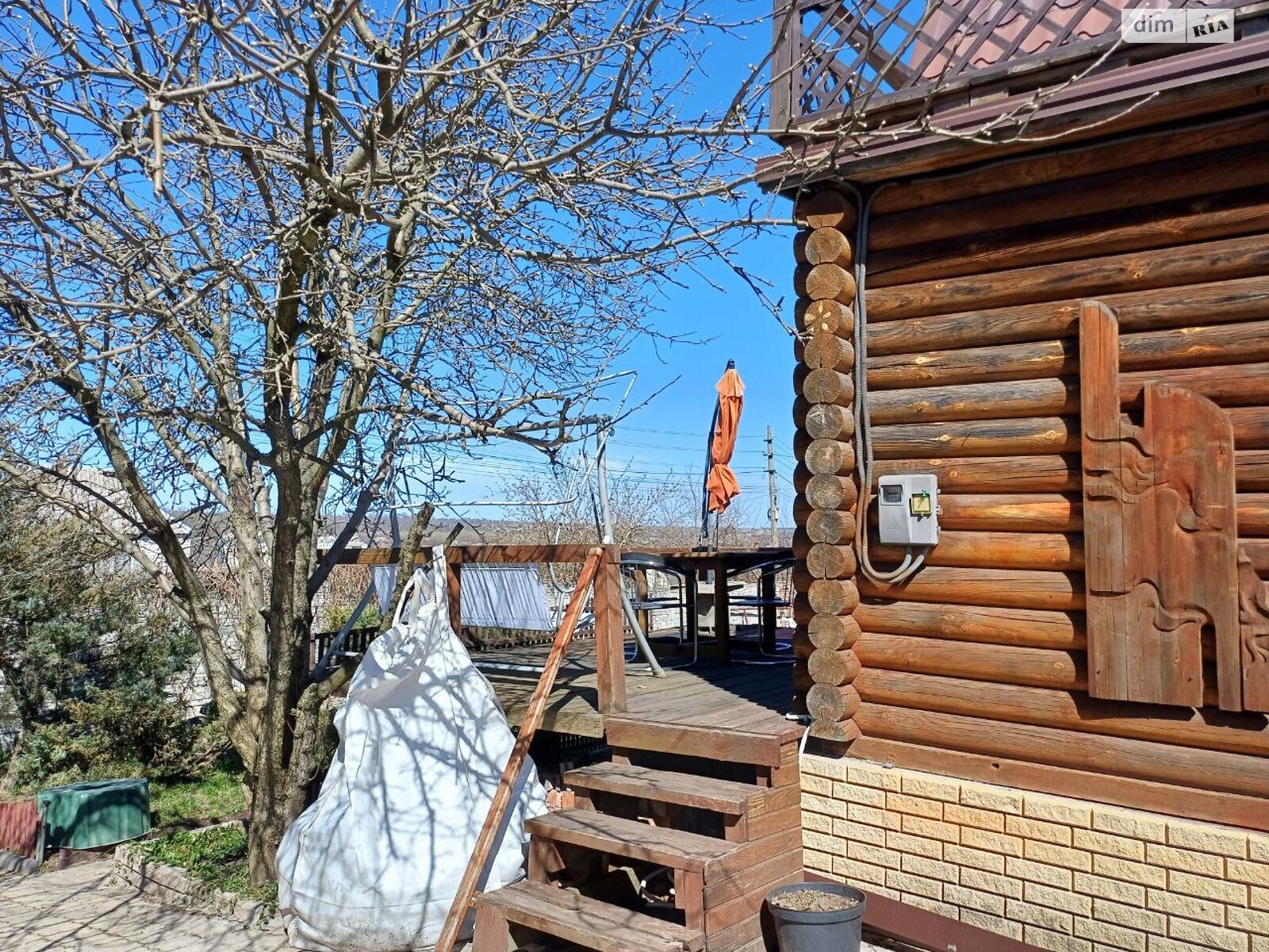 двоповерховий будинок з балконом, 90 кв. м, зруб. Продаж у Сурсько-Литовському фото 1