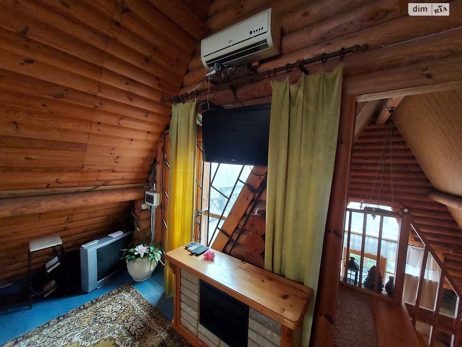 двухэтажный дом с балконом, 90 кв. м, сруб. Продажа в Сурско-Клевцево фото 1