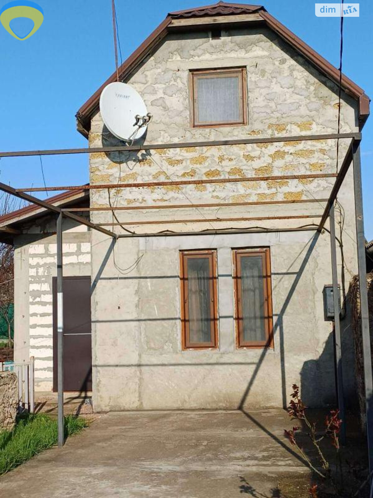 двоповерховий будинок з гаражем, 60 кв. м, ракушняк. Продаж у Світле фото 1 двоповерховий будинок з гаражем, 60 кв. м, ракушняк. Продаж у Світле фото 1