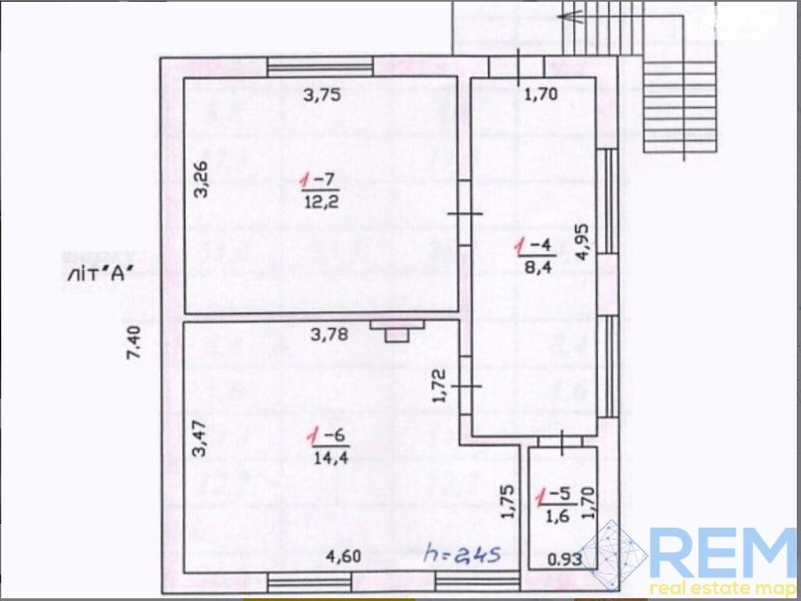 двухэтажный дом, 72 кв. м, ракушечник (ракушняк). Продажа в Светлом фото 1