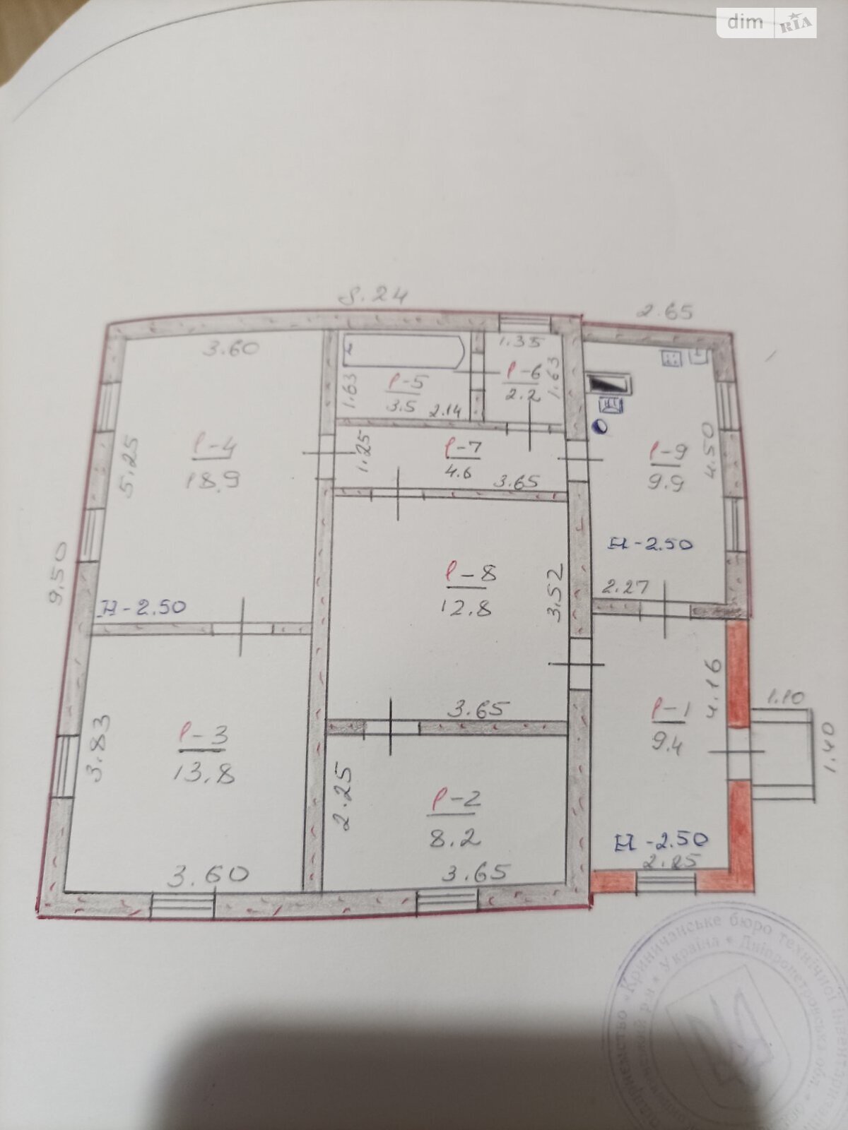 одноэтажный дом с гаражом, 83 кв. м, кирпич. Продажа в Светлогорском фото 1