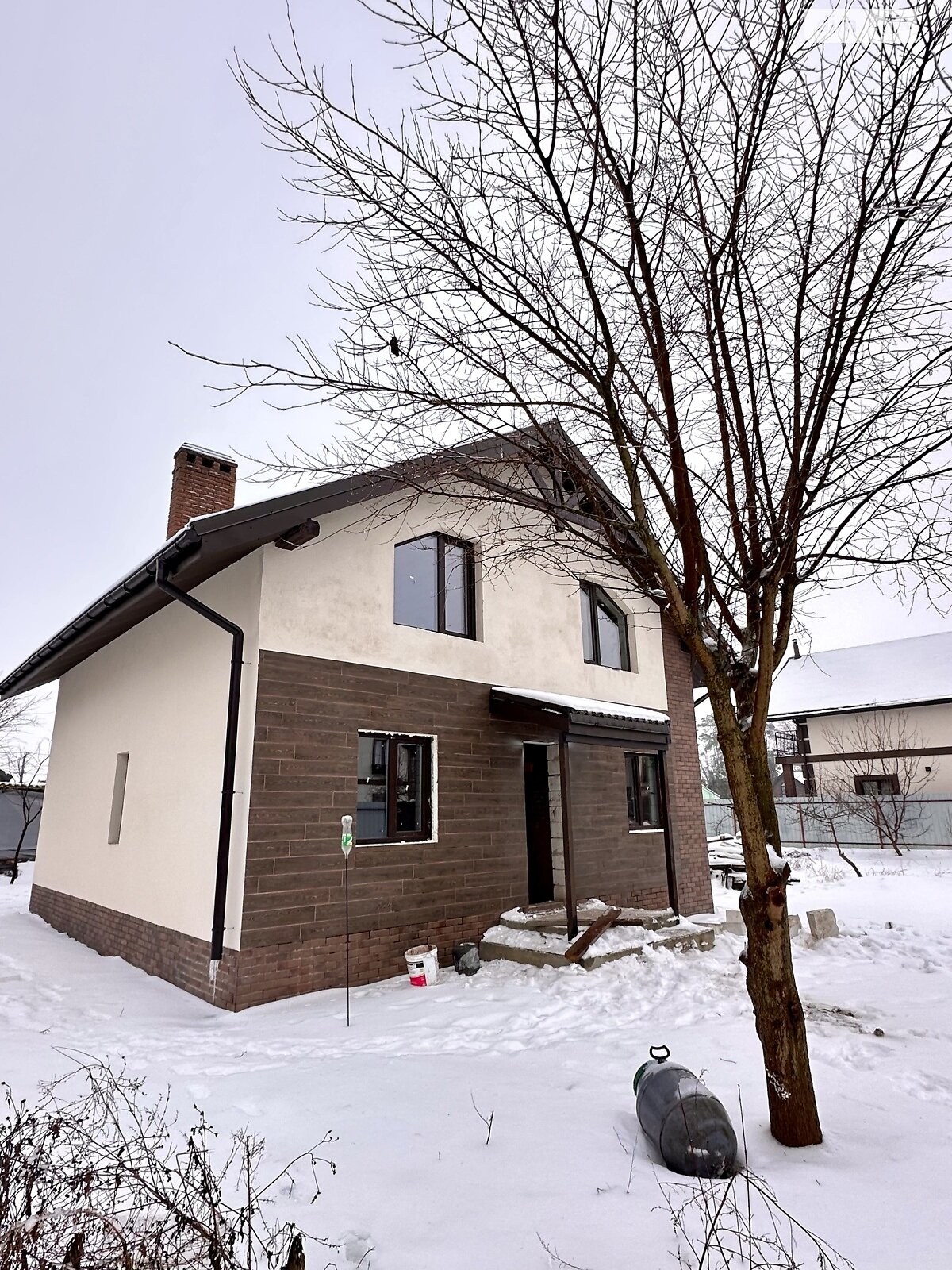 двухэтажный дом, 120 кв. м, газобетон. Продажа в Святопетровское фото 1