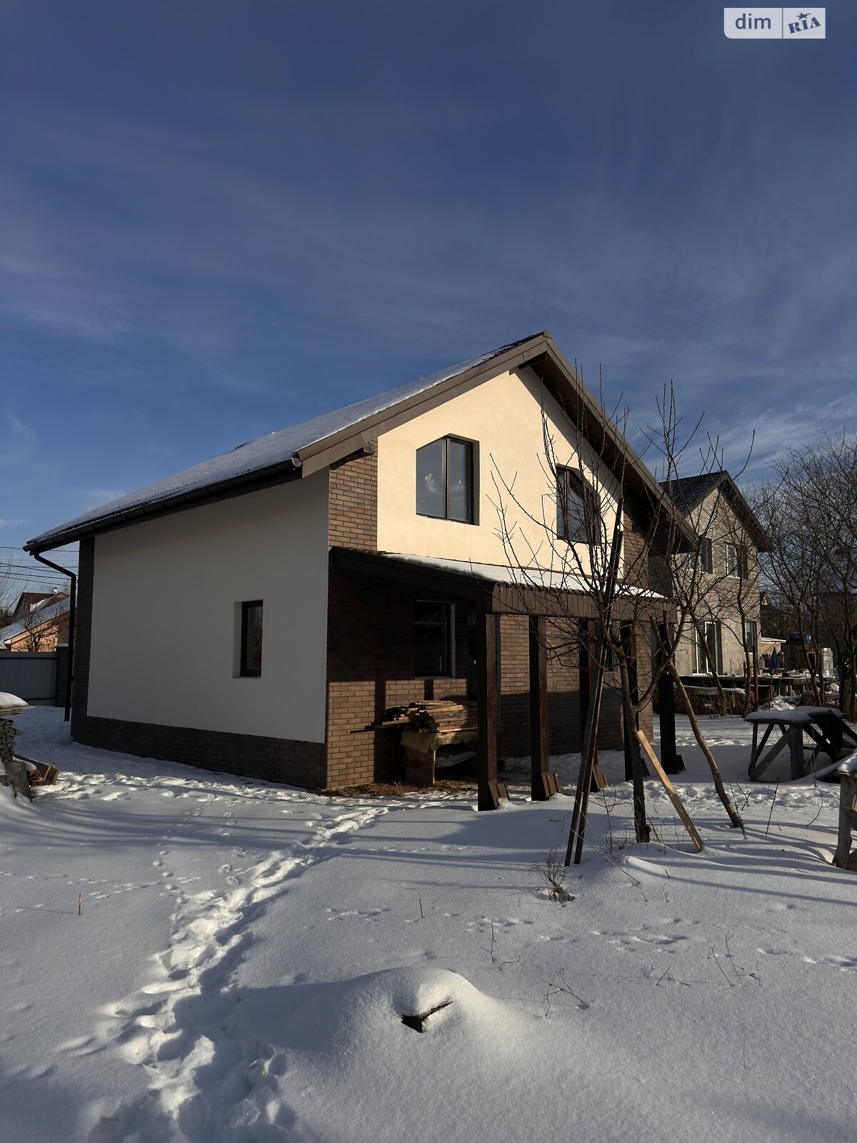 двухэтажный дом, 120 кв. м, газобетон. Продажа в Святопетровское фото 1