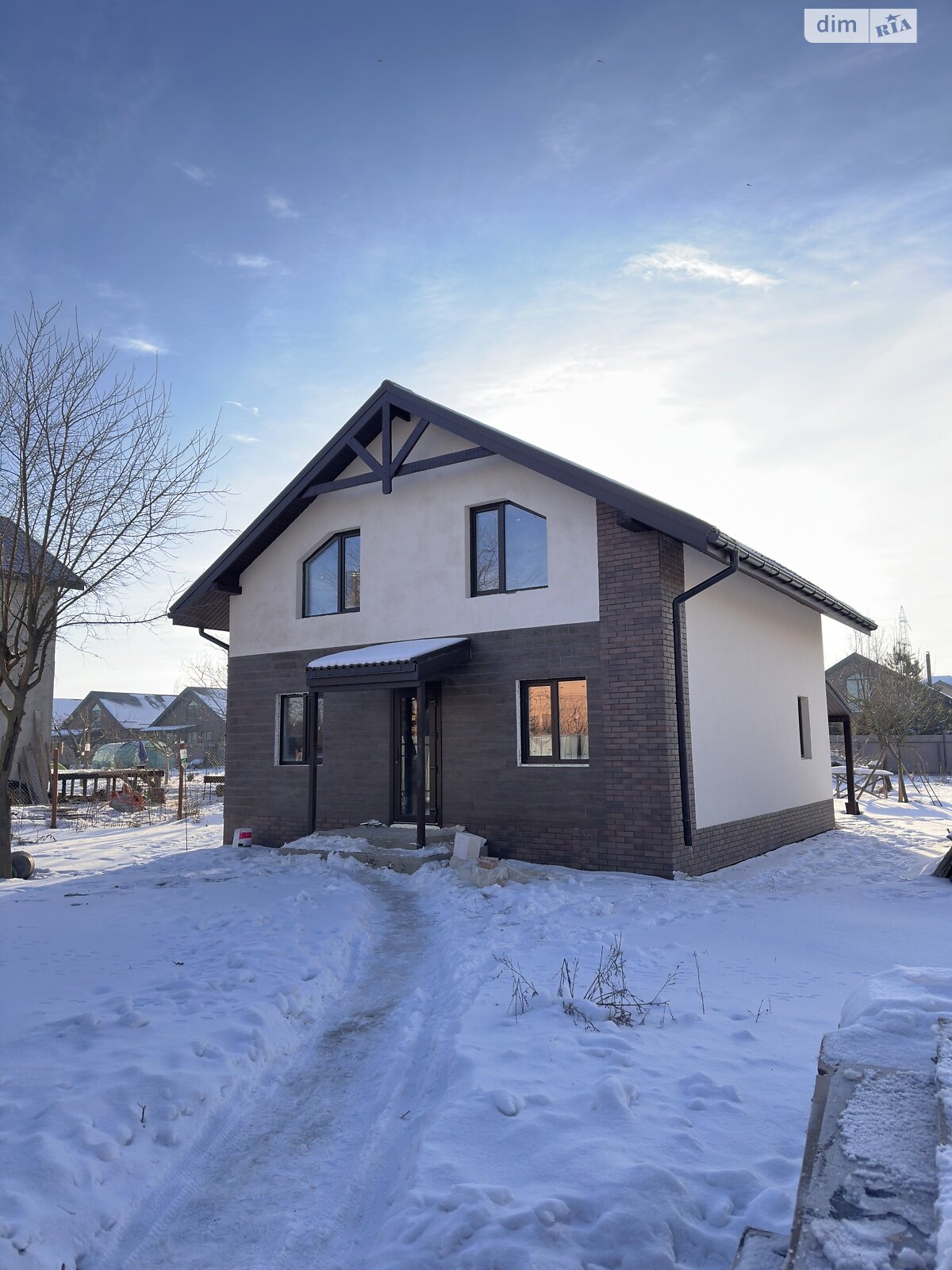 двухэтажный дом, 120 кв. м, газобетон. Продажа в Святопетровское фото 1