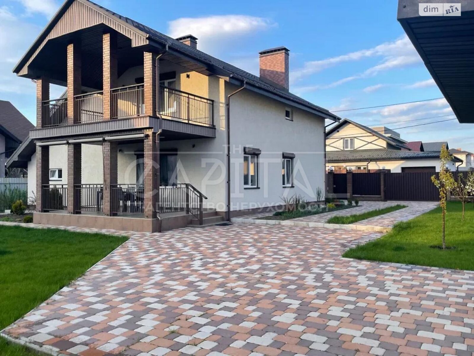 двоповерховий будинок з гаражем, 200 кв. м, цегла. Продаж у Святопетрівське фото 1 двоповерховий будинок з гаражем, 200 кв. м, цегла. Продаж у Святопетрівське фото 1