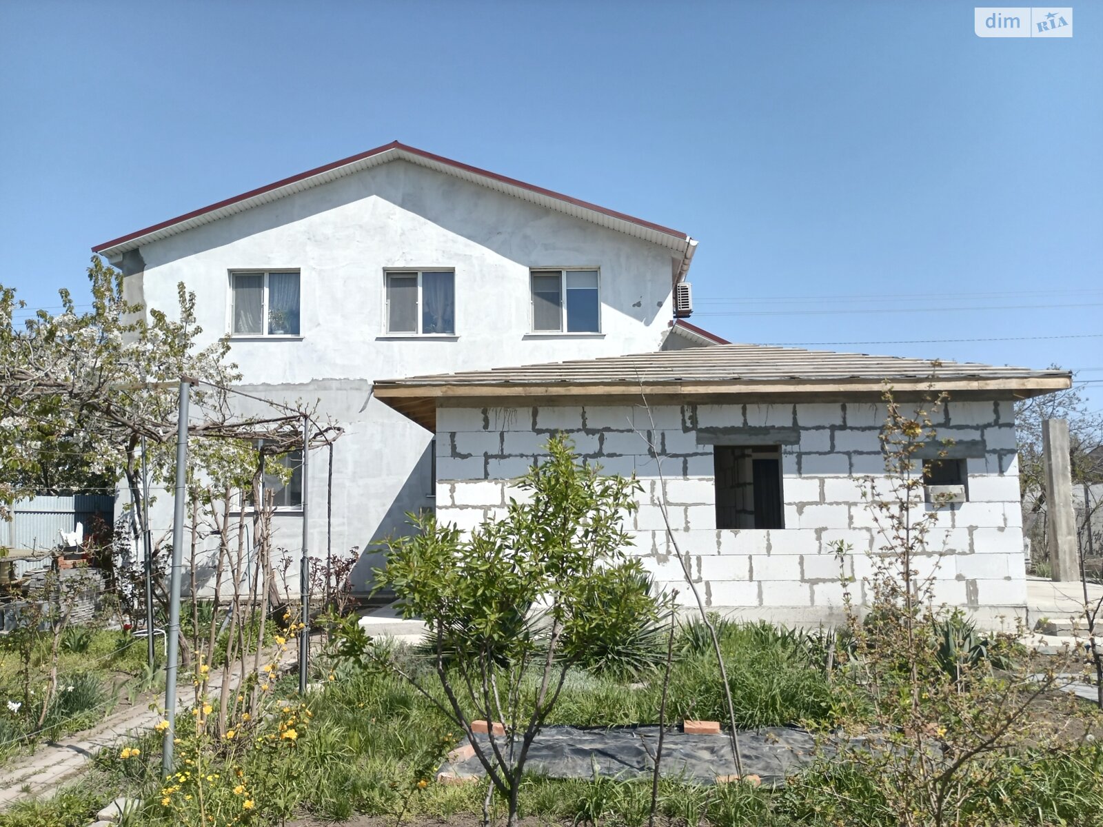 двухэтажный дом с верандой, 116.4 кв. м, ракушечник (ракушняк). Продажа в Таирово фото 1 двухэтажный дом с верандой, 116.4 кв. м, ракушечник (ракушняк). Продажа в Таирово фото 1