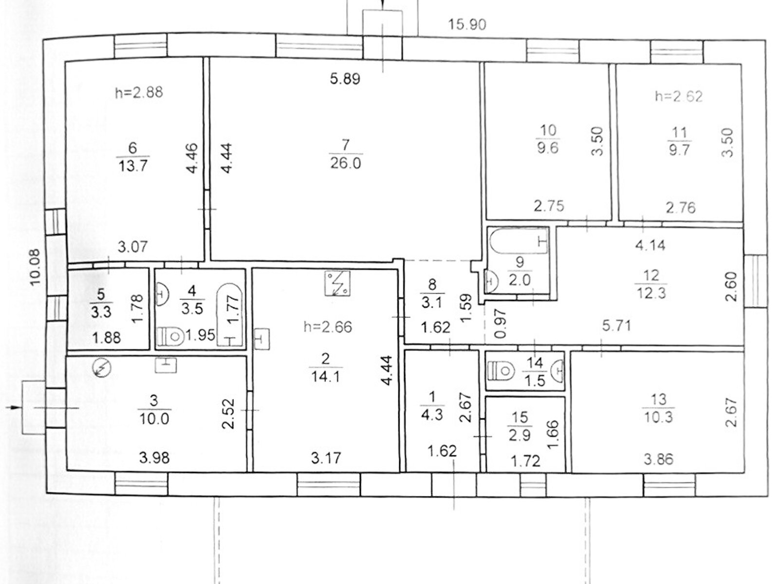 одноэтажный дом беседка, 126.3 кв. м, газобетон. Продажа в Тарасовке фото 1