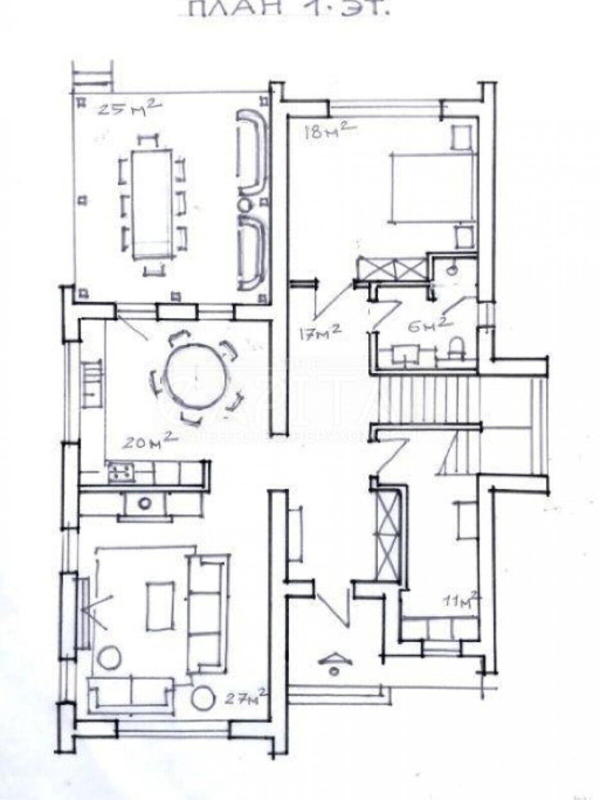 двухэтажный дом, 212 кв. м, кирпич. Продажа в Тарасовке фото 1