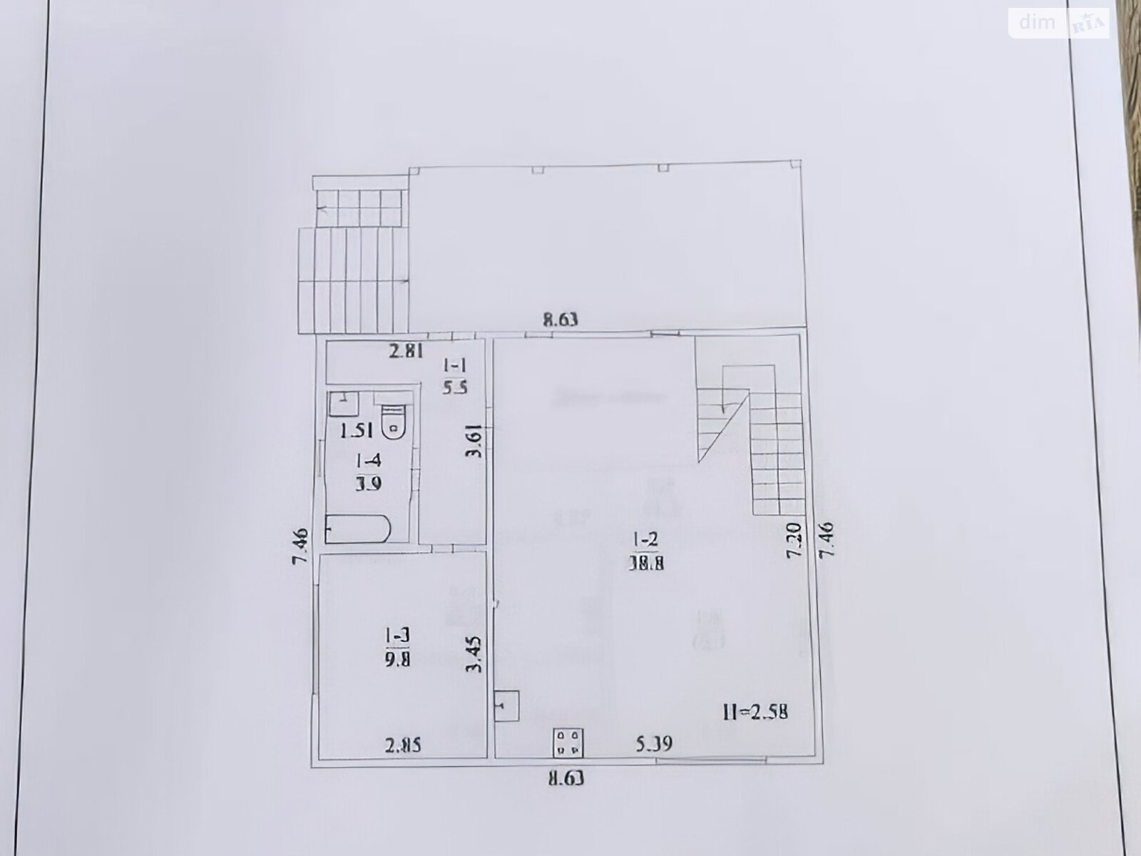 двухэтажный дом с ремонтом, 174 кв. м, брус. Продажа в Таценки фото 1