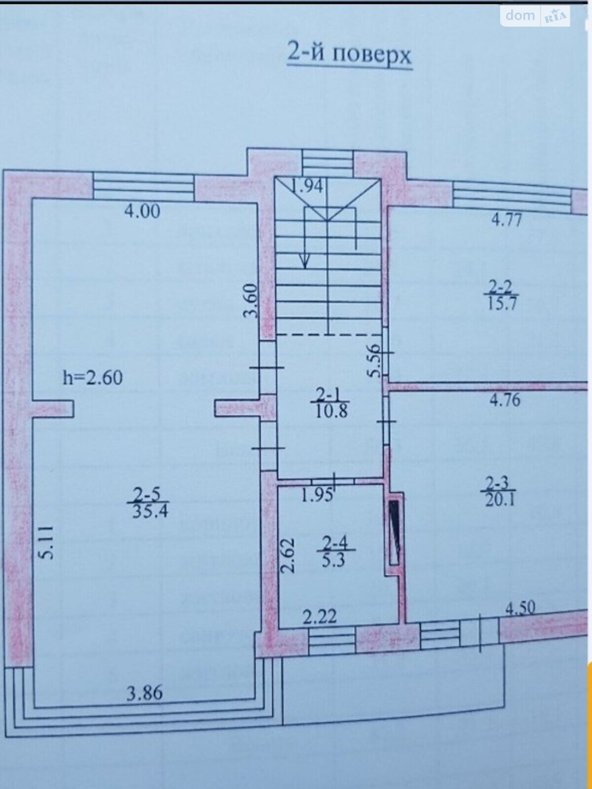 двухэтажный дом с гаражом, 170 кв. м, кирпич. Продажа в Байковцах фото 1