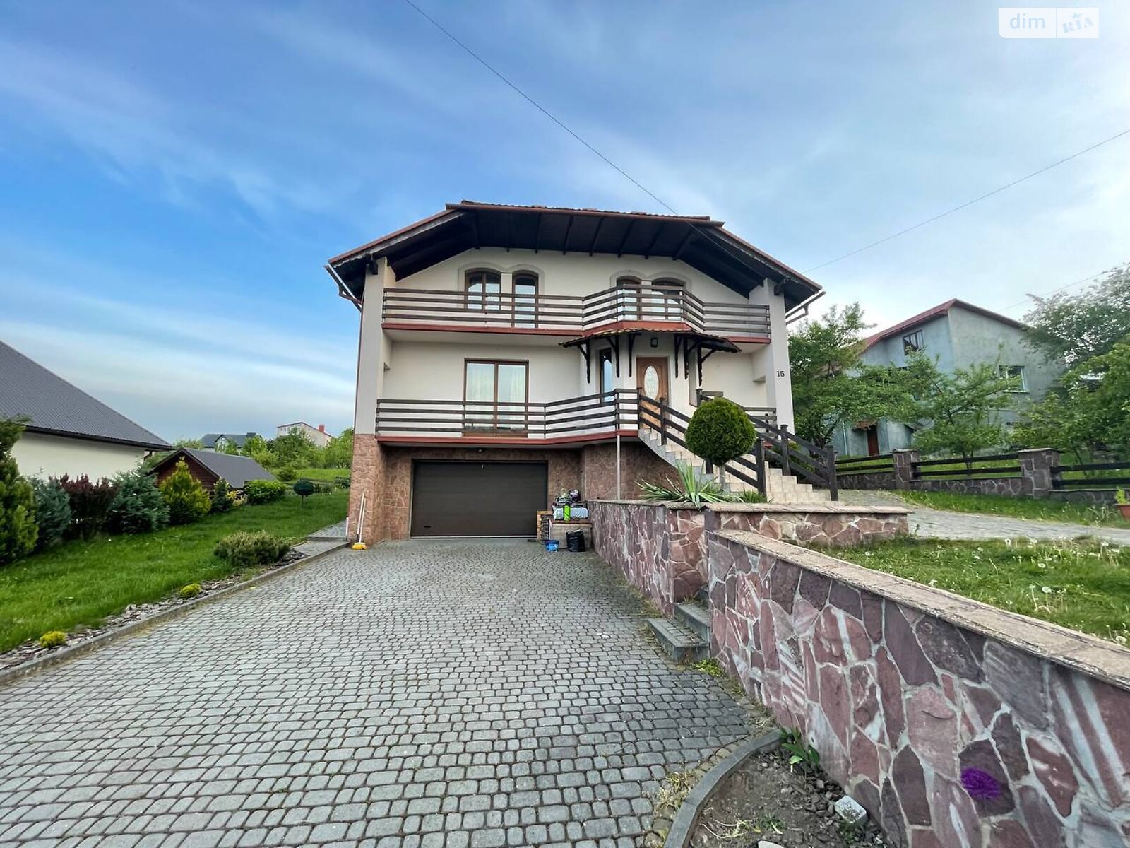 двоповерховий будинок з балконом, 360 кв. м, цегла. Продаж у Підгородне фото 1