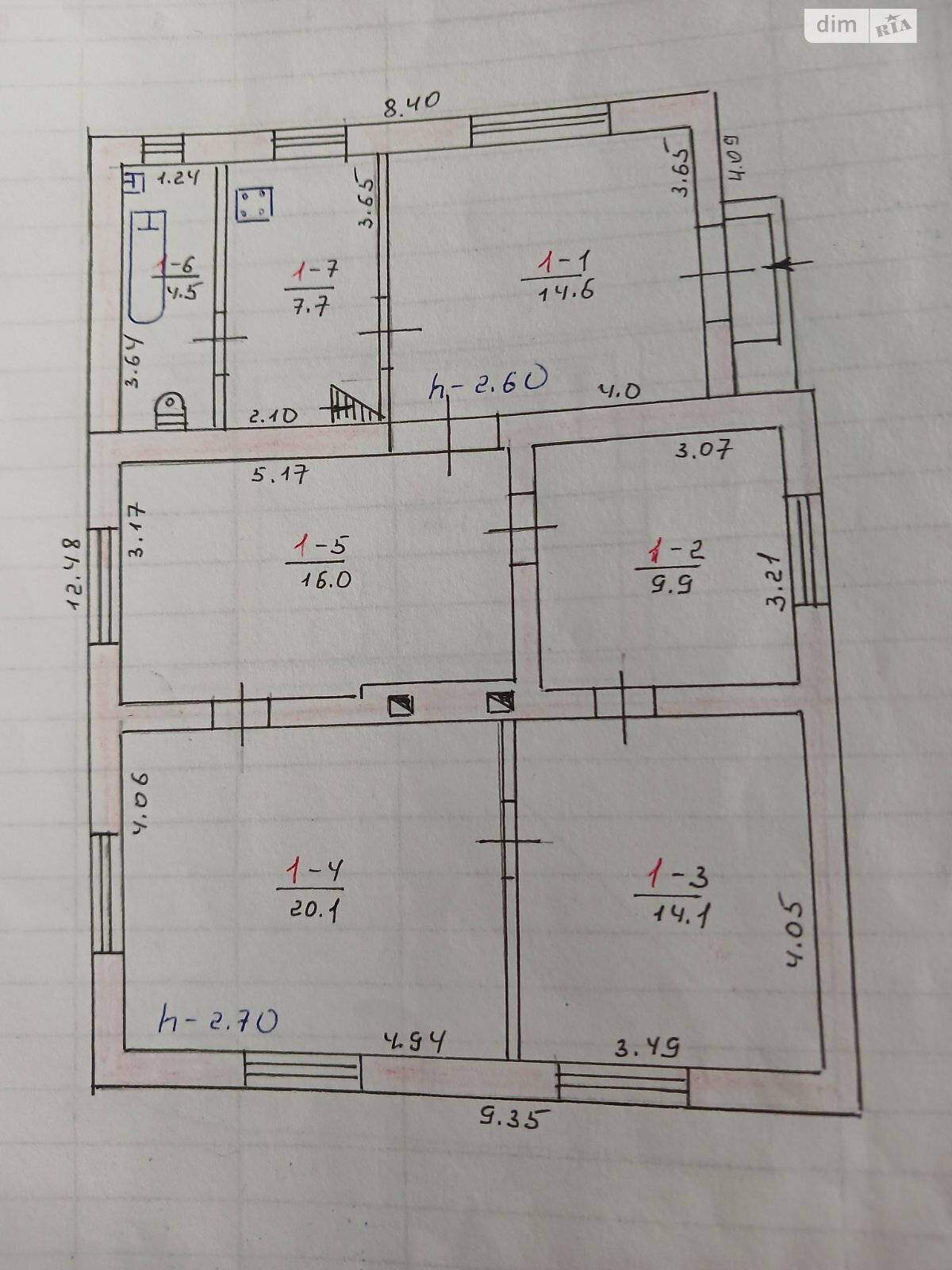 двоповерховий будинок, 110.1 кв. м, цегла. Продаж в Тернополі, район Оболоня фото 1