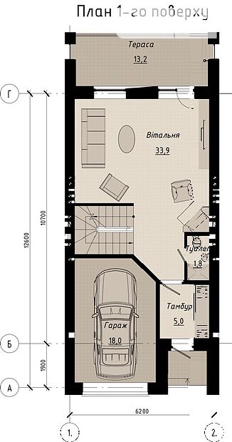 трехэтажный дом с камином, 165 кв. м, кирпич. Продажа в Петрикове (Тернопольская обл.) фото 1 трехэтажный дом с камином, 165 кв. м, кирпич. Продажа в Петрикове (Тернопольская обл.) фото 1