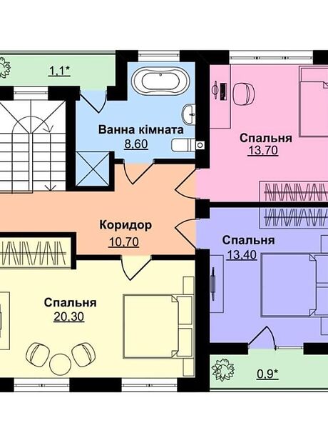 Продажа части дома в Смиковци, Єдності, 3 комнаты фото 1 Продажа части дома в Смиковци, Єдності, 3 комнаты фото 1