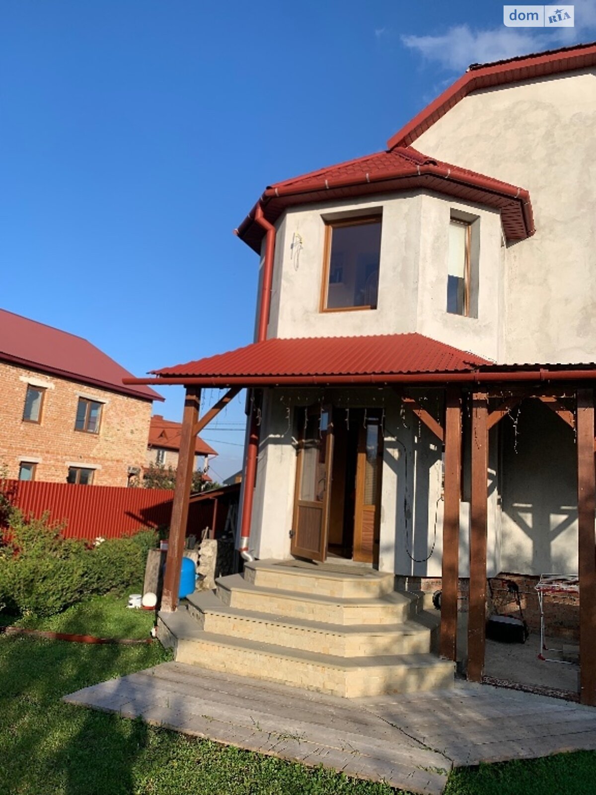 двухэтажный дом с верандой, 160 кв. м, кирпич. Продажа в Великих Гаях фото 1 двухэтажный дом с верандой, 160 кв. м, кирпич. Продажа в Великих Гаях фото 1
