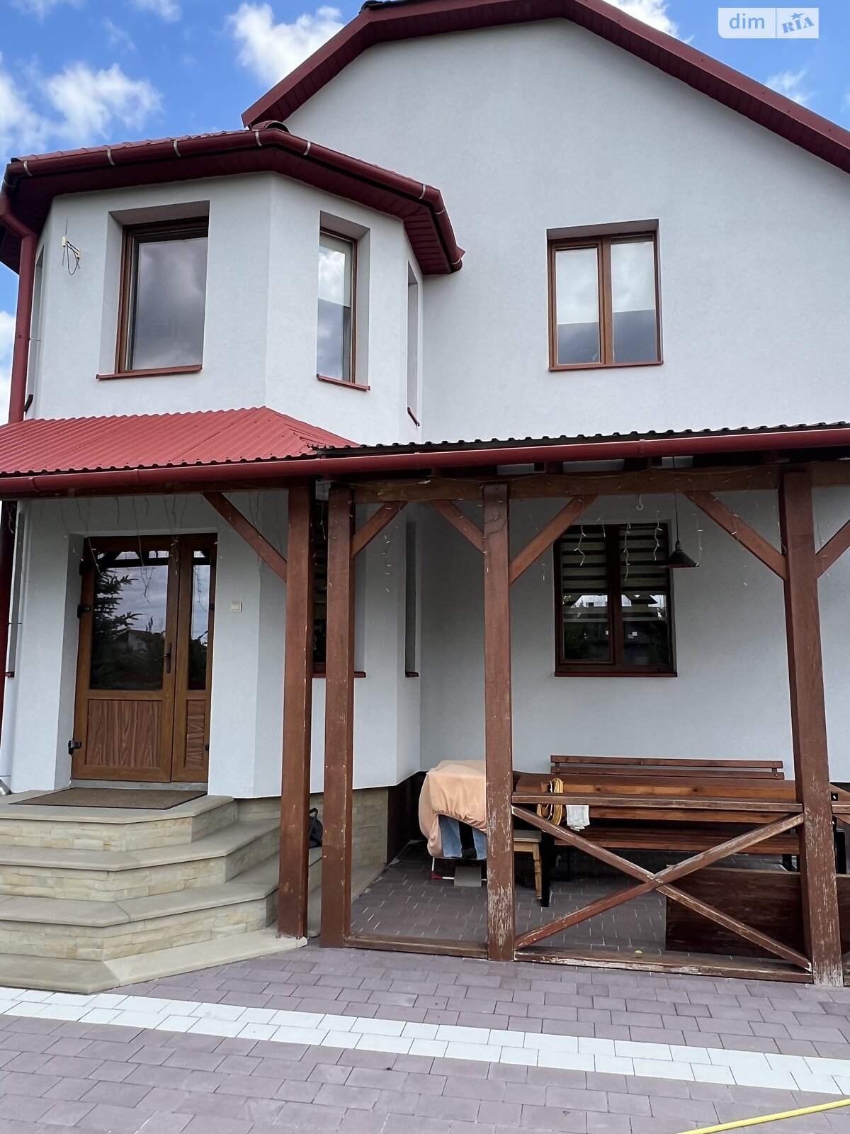 двухэтажный дом с верандой, 160 кв. м, кирпич. Продажа в Великих Гаях фото 1 двухэтажный дом с верандой, 160 кв. м, кирпич. Продажа в Великих Гаях фото 1