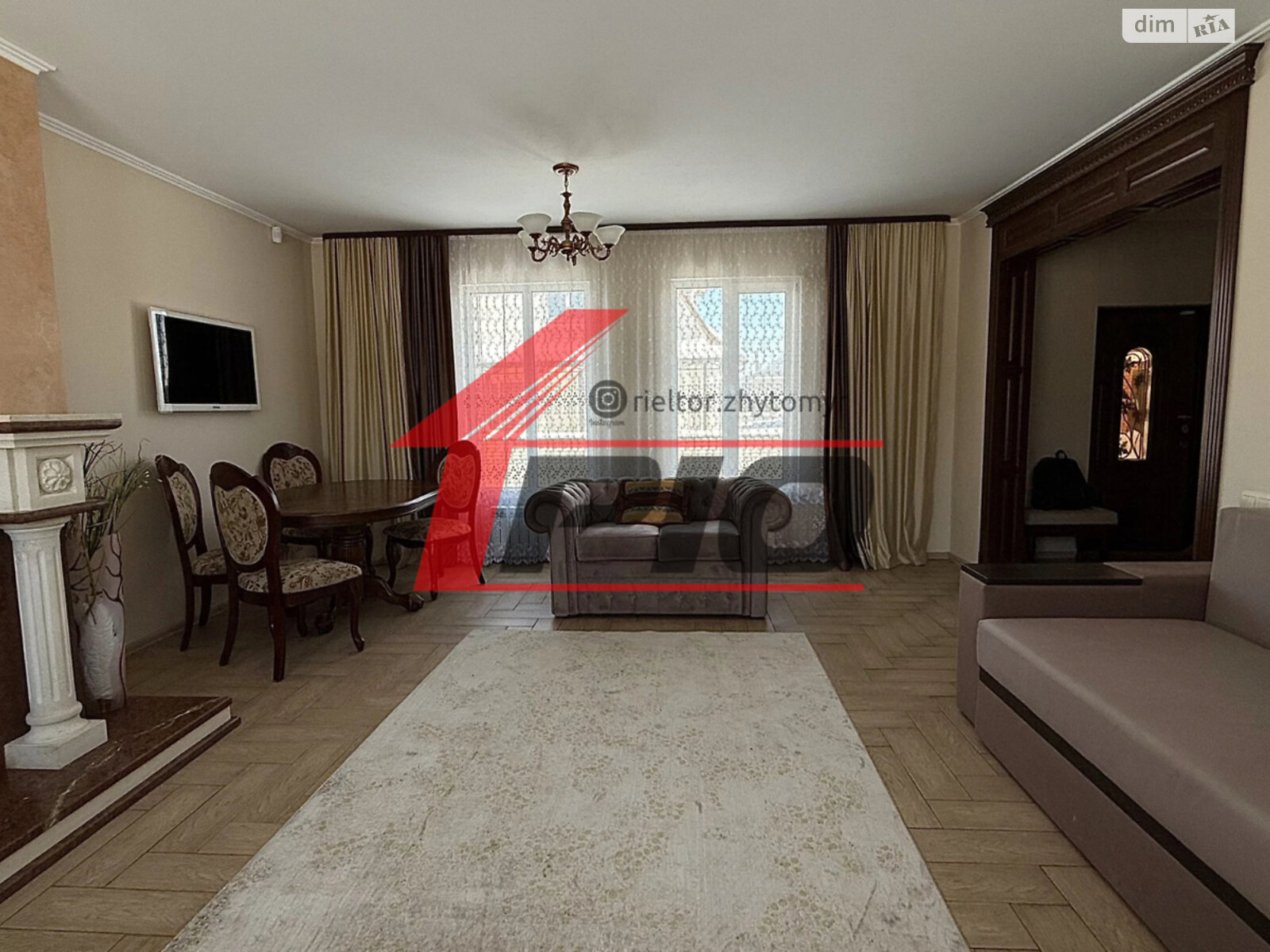 двухэтажный дом с мебелью, 111 кв. м, пеноблок. Продажа в Тетеревке фото 1