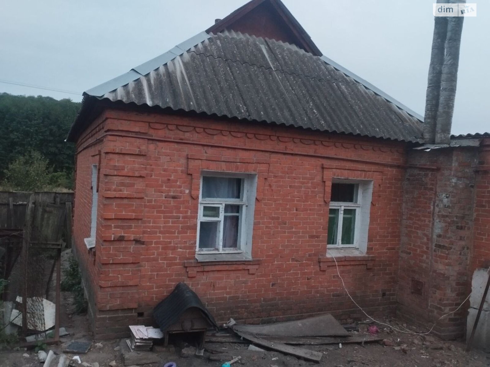 одноповерховий будинок, 67.1 кв. м, дерево та цегла. Продаж у Токарах фото 1