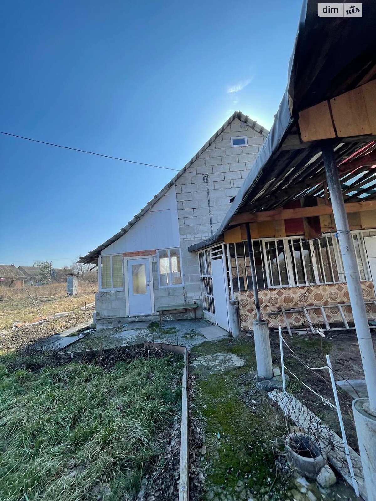 двоповерховий будинок з верандою, 55 кв. м, піноблок. Продаж у Торф’яному фото 1