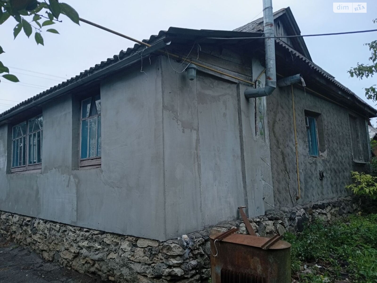 одноэтажный дом с верандой, 90 кв. м, шлакобетон. Продажа в Требуховцвх фото 1