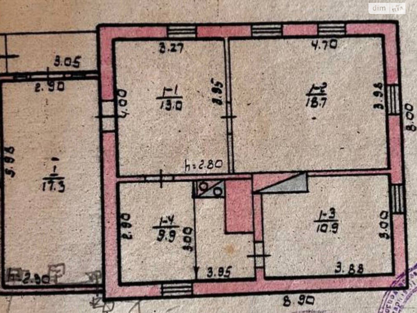 одноповерховий будинок з ремонтом, 68.8 кв. м, цегла. Продаж у Трилісах фото 1 одноповерховий будинок з ремонтом, 68.8 кв. м, цегла. Продаж у Трилісах фото 1