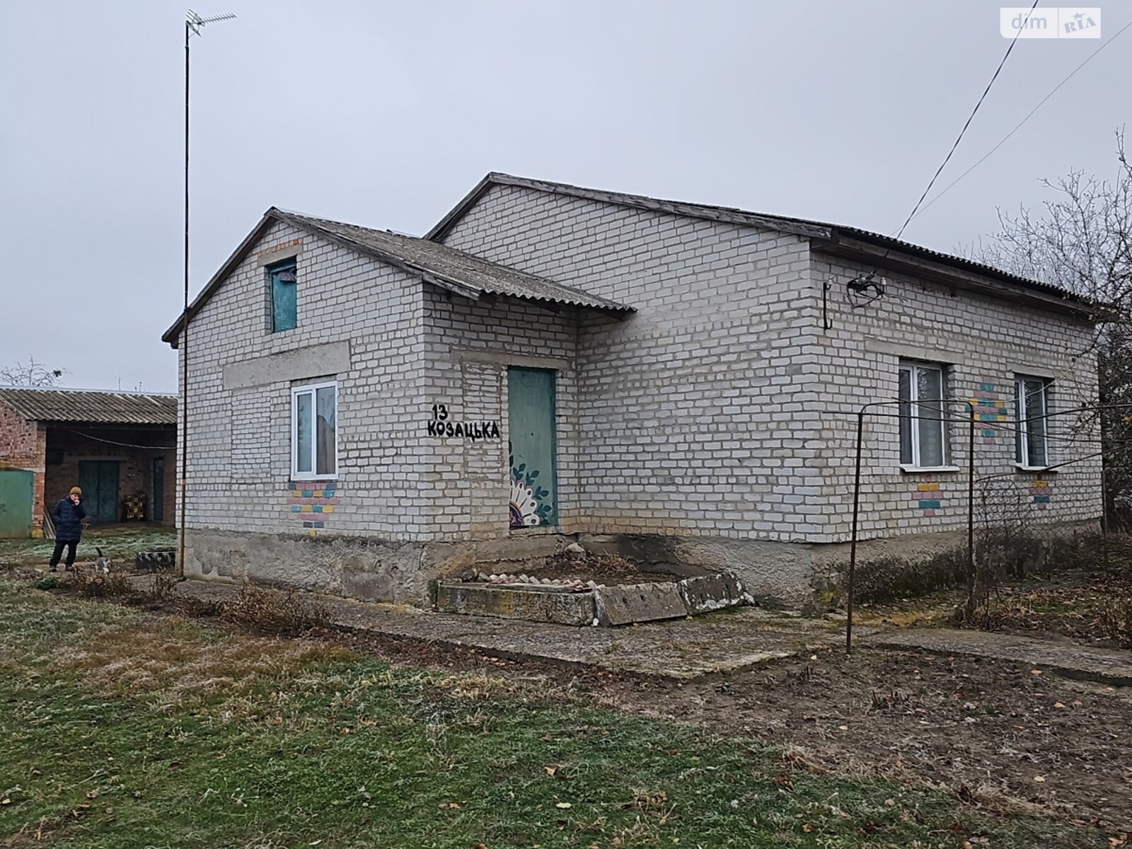 одноэтажный дом с гаражом, 93.9 кв. м, кирпич. Продажа в Трубивщине фото 1 одноэтажный дом с гаражом, 93.9 кв. м, кирпич. Продажа в Трубивщине фото 1