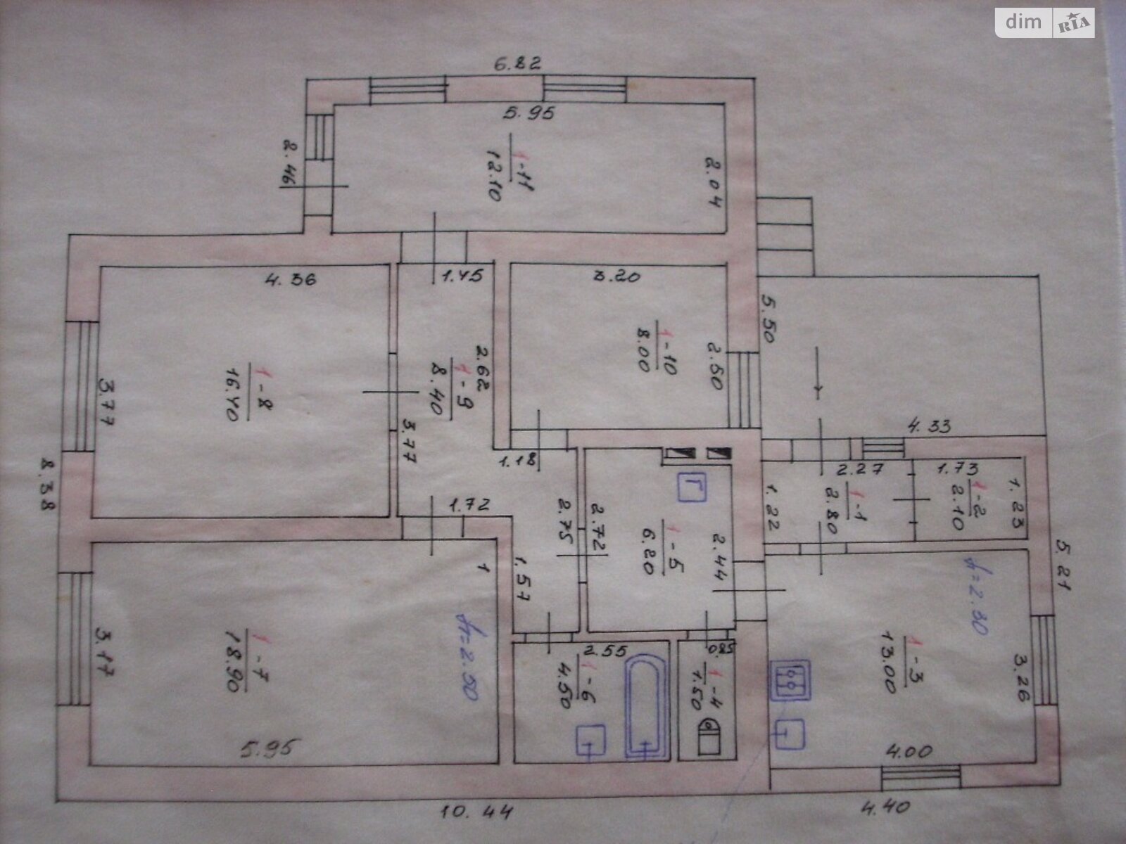 одноповерховий будинок з гаражем, 93.9 кв. м, цегла. Продаж у Трубівщині фото 1