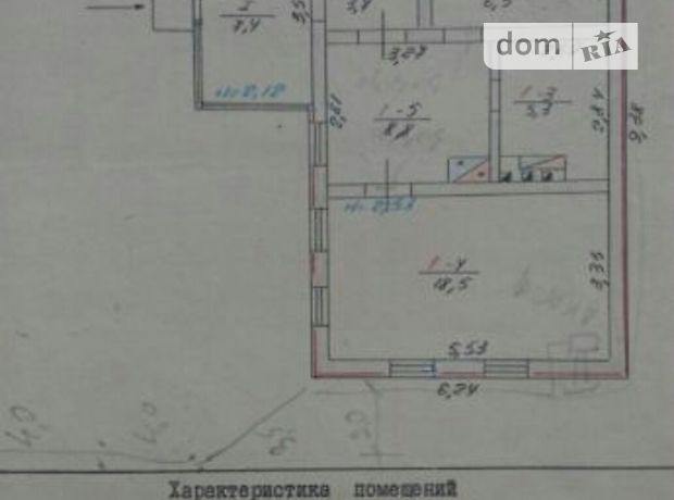 одноповерховий будинок, 43 кв. м, цегла. Продаж в Рудці (Дніпропетровська обл.) фото 1 одноповерховий будинок, 43 кв. м, цегла. Продаж в Рудці (Дніпропетровська обл.) фото 1