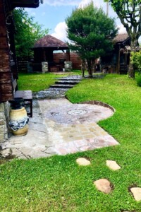 двоповерховий будинок бесідка, 125 кв. м, зруб. Продаж у Тухлі фото 2