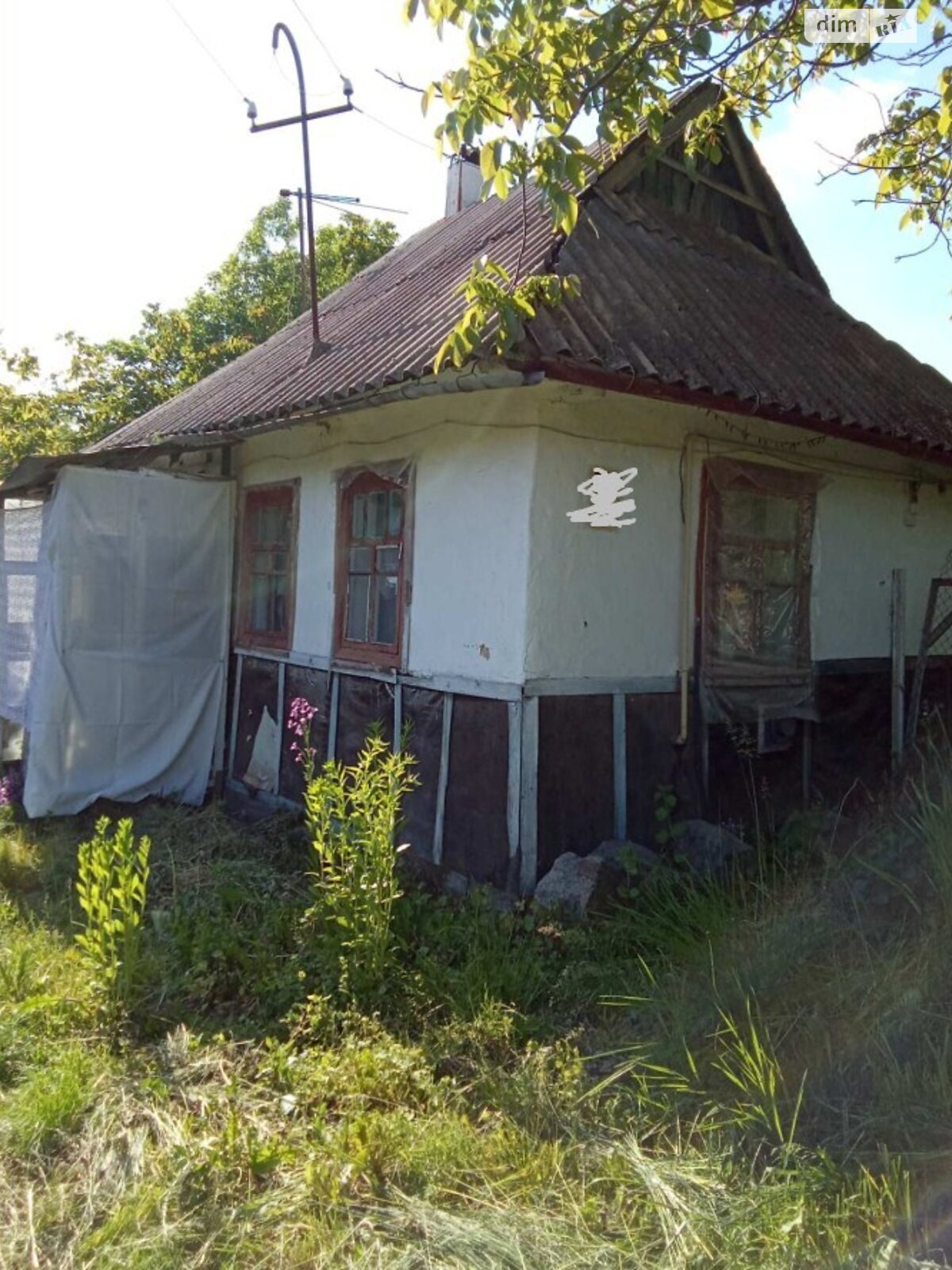 одноэтажный дом, 15.6 кв. м, глинобитный. Продажа в Тютьках фото 1