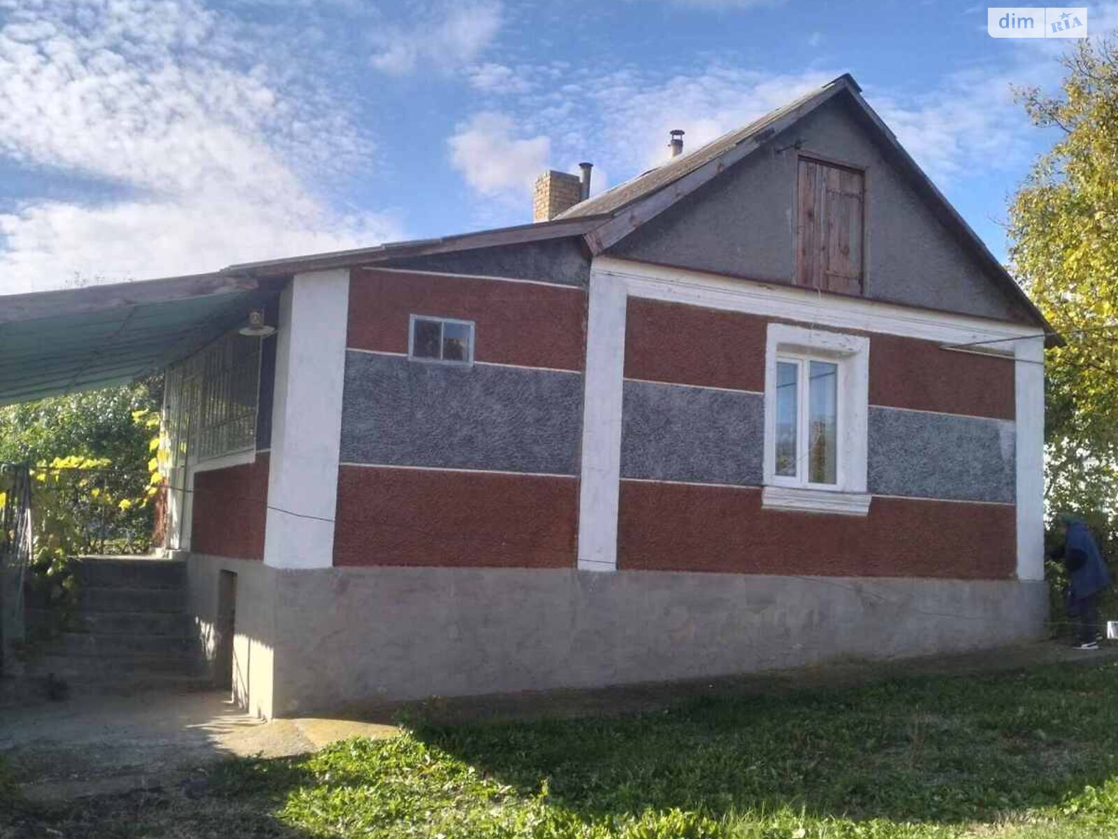 одноповерховий будинок з верандою, 47 кв. м, шлакобетон. Продаж у Уїздцях фото 1 одноповерховий будинок з верандою, 47 кв. м, шлакобетон. Продаж у Уїздцях фото 1