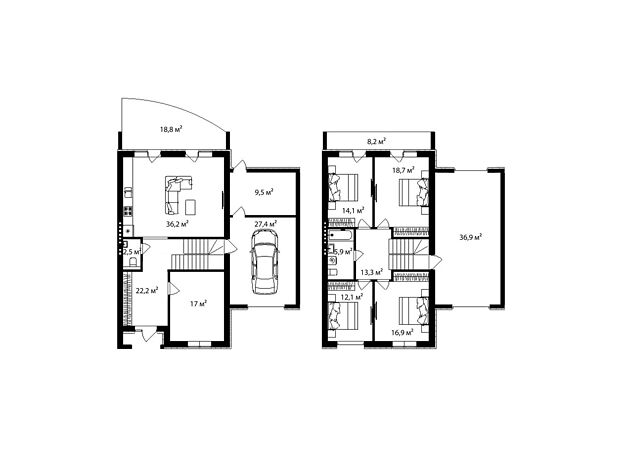 двухэтажный дом, 238 кв. м, кирпич. Продажа в Минае (Закарпатская обл.) фото 1 двухэтажный дом, 238 кв. м, кирпич. Продажа в Минае (Закарпатская обл.) фото 1