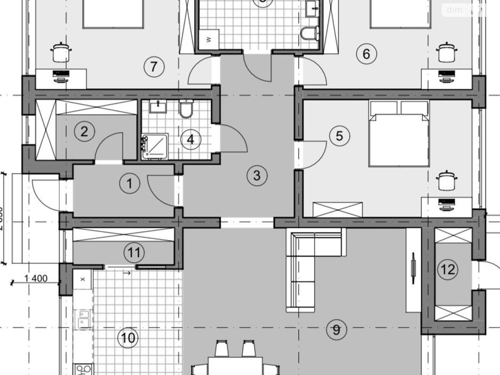 одноповерховий будинок, 155 кв. м, цегла. Продаж у Ужгороді фото 1
